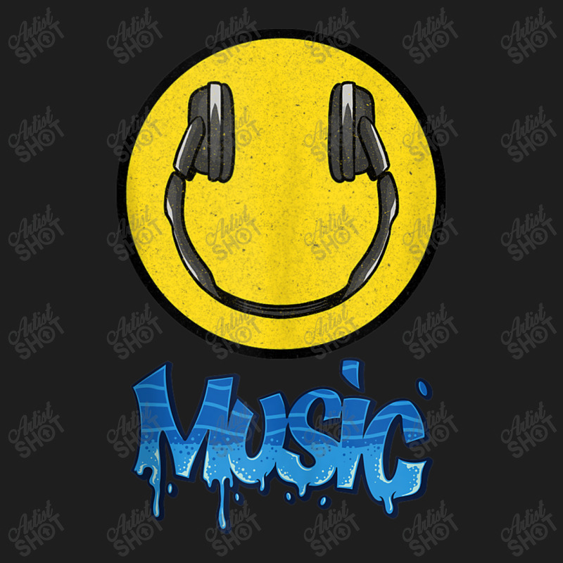 Music I Love The 90's Dj Headphones Smile Face Headset Raver Funny Men Classic T-shirt by FrederickDesign | Artistshot