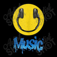 Music I Love The 90's Dj Headphones Smile Face Headset Raver Funny Men Fleece Short | Artistshot