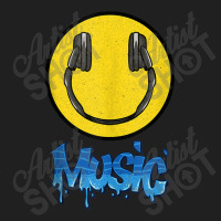 Music I Love The 90's Dj Headphones Smile Face Headset Raver Funny Men Ladies Polo Shirt | Artistshot