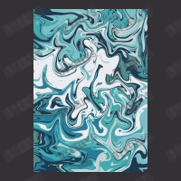 Blue Swirls   Marble Vintage Hoodie | Artistshot