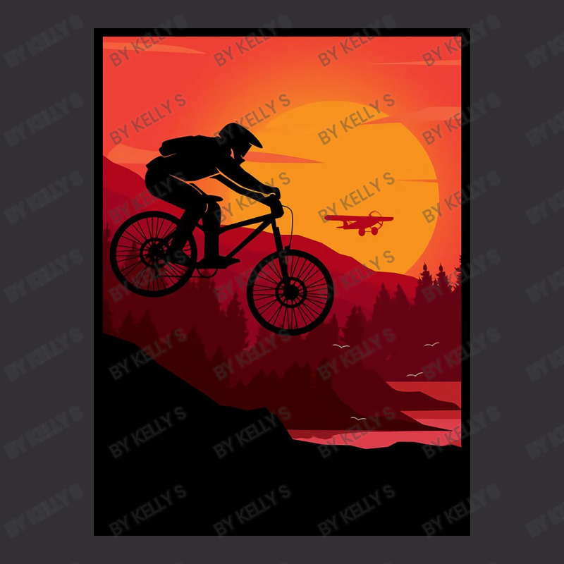 Mountain Bikes Vintage Hoodie by Kelly S | Artistshot