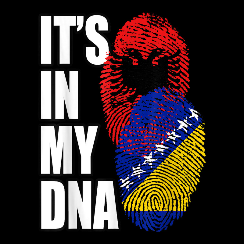 Bosnian And Albanian Mix Dna Flag Heritage Gift T Shirt Long Sleeve Baby Bodysuit by swaratpoavonabil | Artistshot