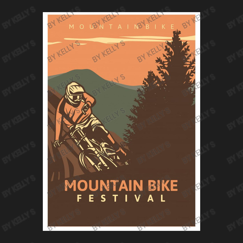 Retro Mountain Bike Festival Classic T-shirt by Kelly S | Artistshot