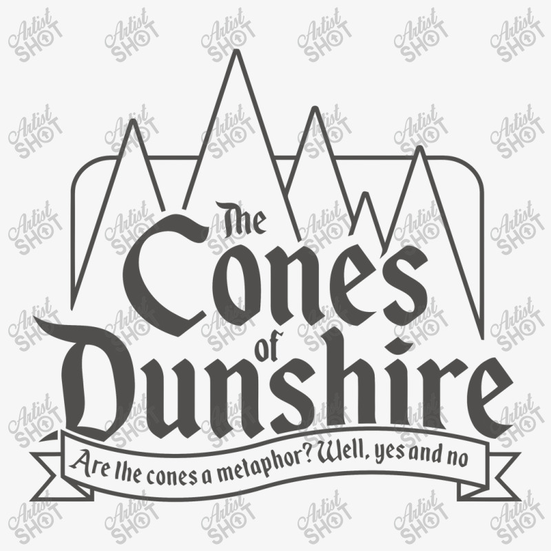 The Cones Of Dunshire Parks And Recreation Design Parks And Rec Ladies Fitted T-shirt | Artistshot