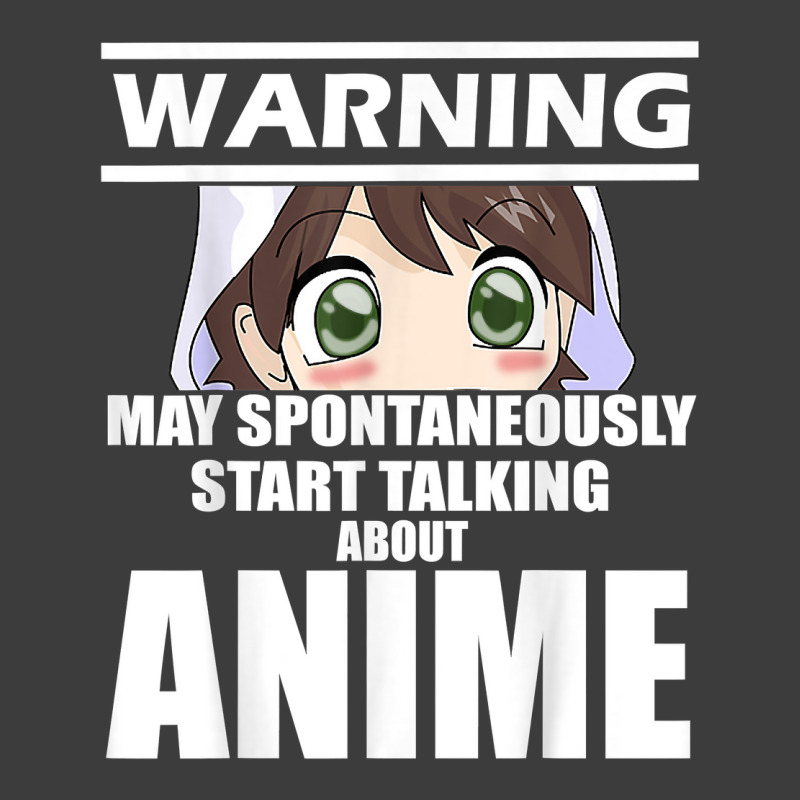 Warning May Spontaneously Start Talking About Anime T Shirt Men's Polo Shirt | Artistshot