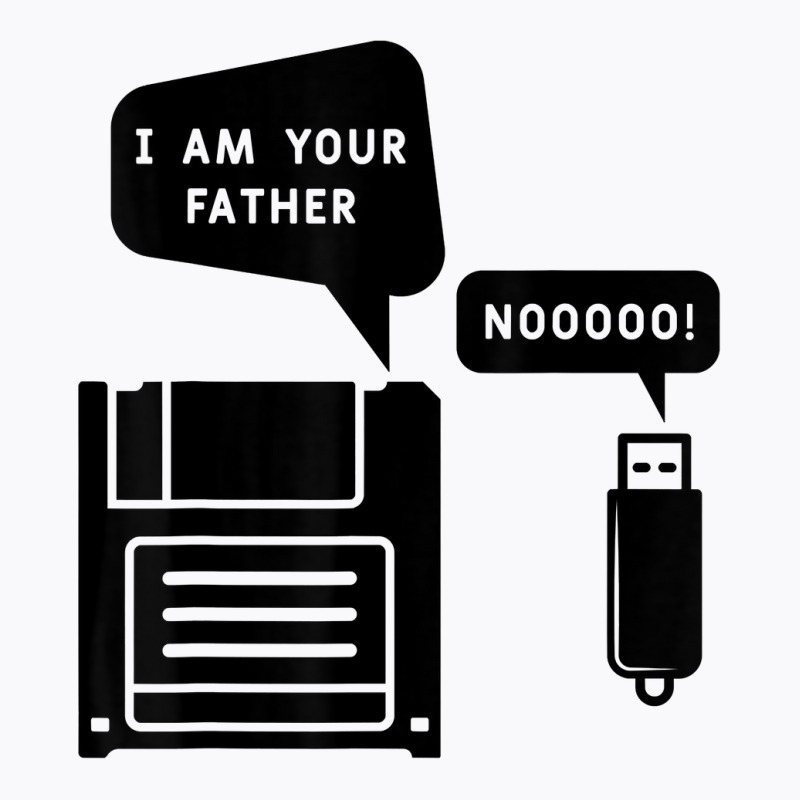 Funny I Am Your Father Usb Stick Floppy Disk Computer Nerd T Shirt T ...