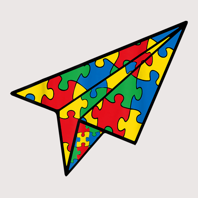 Paper Airplane Puzzle Piece Autism Awareness Boys Kids T Shirt Pocket T-shirt | Artistshot