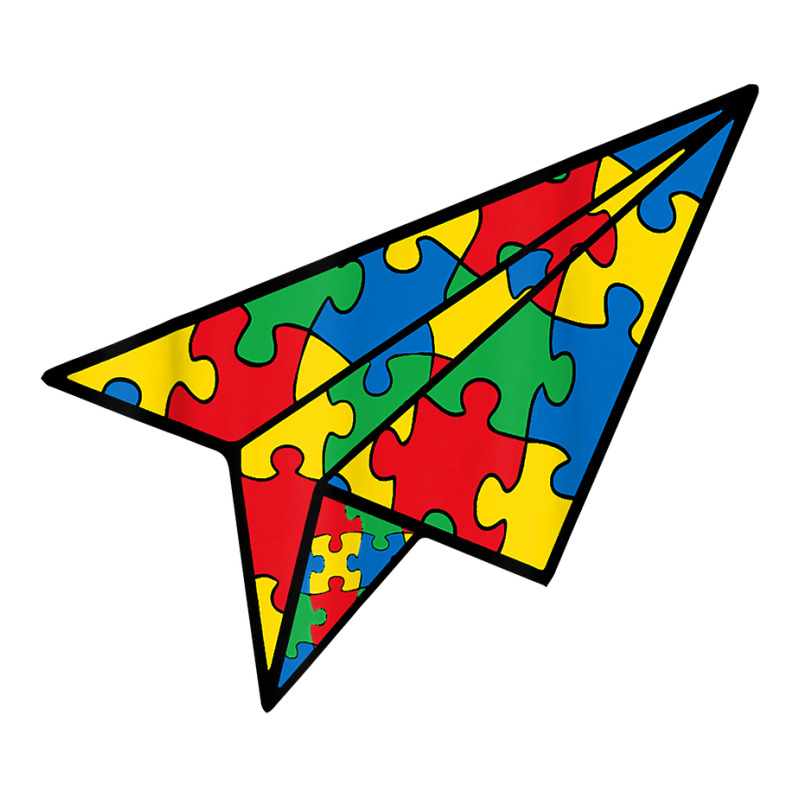 Paper Airplane Puzzle Piece Autism Awareness Boys Kids T Shirt Men's T-shirt Pajama Set | Artistshot