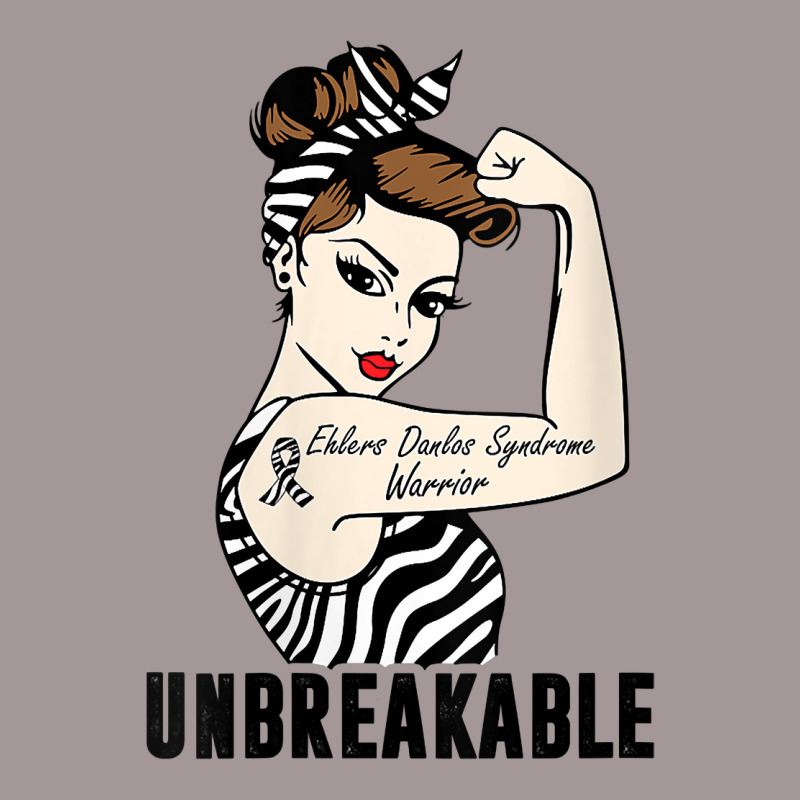 Womens Ehlers Danlos Syndrome Warrior Unbreakable Strong Woman V Neck Vintage Short | Artistshot