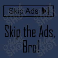 Skip The Ads, Bro!   Creators Men Denim Jacket | Artistshot