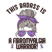 This Badass Is A Fibromyalgia Warrior Awareness Woman Meme Premium T S Men's T-shirt Pajama Set | Artistshot