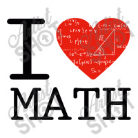 I Love Mathematics V-neck Tee | Artistshot