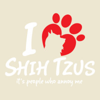 I Love Shih Tzus Its People Who Annoy Me Cropped Hoodie | Artistshot