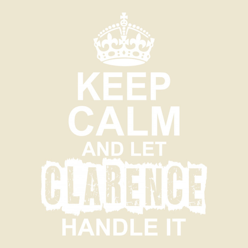 Keep Calm And Let Clarence Handle It Cropped Hoodie by tshiart | Artistshot