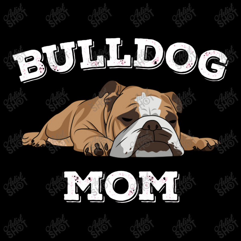 Bulldog Womens Bulldog Mom Men's Long Sleeve Pajama Set | Artistshot