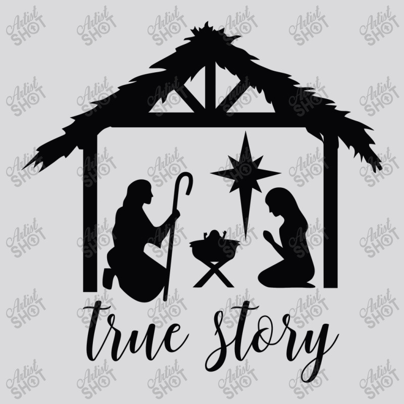 True Story Nativity, Christmas Nativity,   Holy Night, Christ Women's Triblend Scoop T-shirt by toxic.moxie | Artistshot