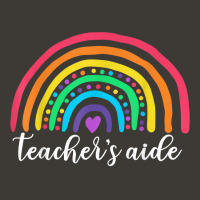 Teachers Aide Appreciation Gifts Cute Rainbow Teachers Aide T Shirt Bucket Hat | Artistshot