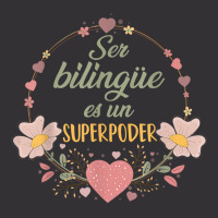 Ser Bilingue Es Un Superpoder Spanish Teacher Esl Teacher T Shirt Vintage Hoodie And Short Set | Artistshot