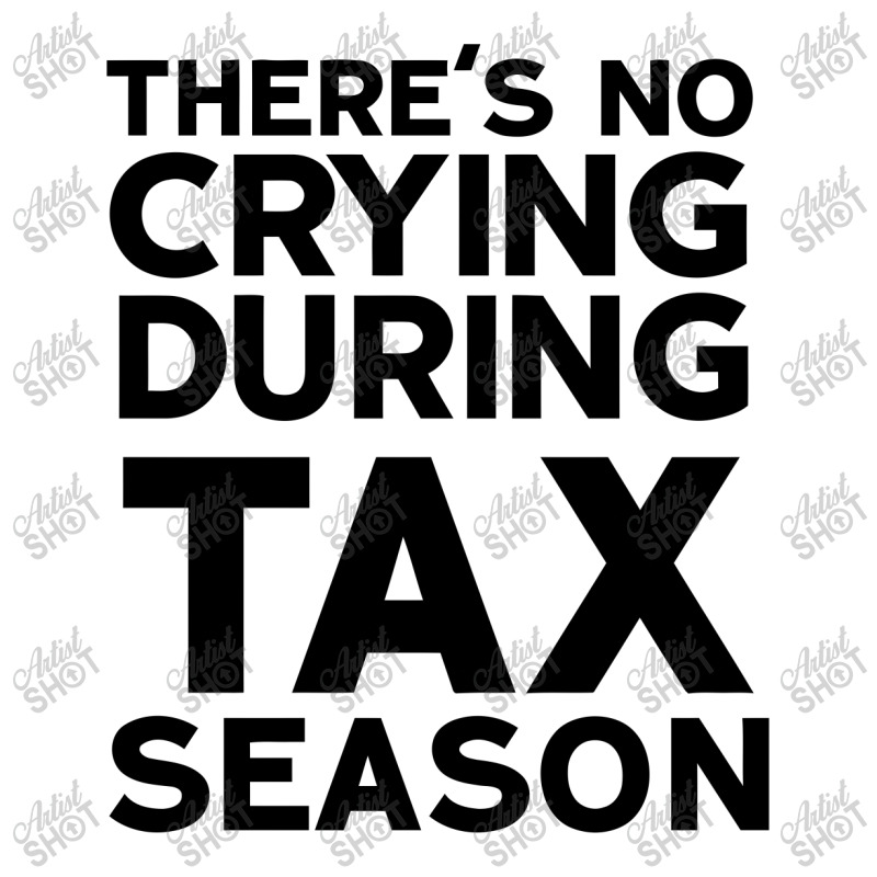 No Crying During Tax Season (black) Crop Top | Artistshot