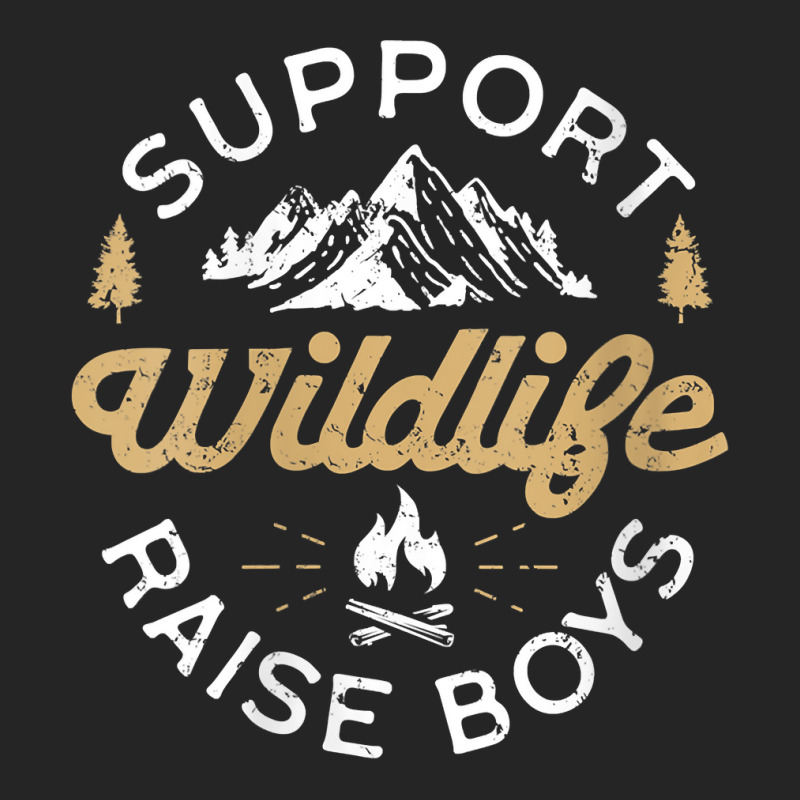 Womens Support Wildlife Raise Boys   Parent, Mom & Dad Gift V Neck T S Unisex Hoodie | Artistshot