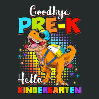 Dinosaur Goodbye Preschool Graduation Hello Kindergarten Women's Triblend Scoop T-shirt | Artistshot