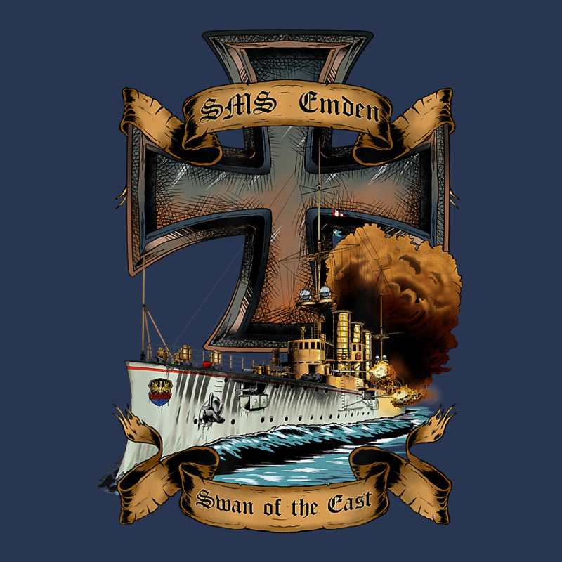 Sms Emden   Swan Of The East   World War I Light Cruiser T Shirt Ladies Denim Jacket by crudobdorrellat | Artistshot