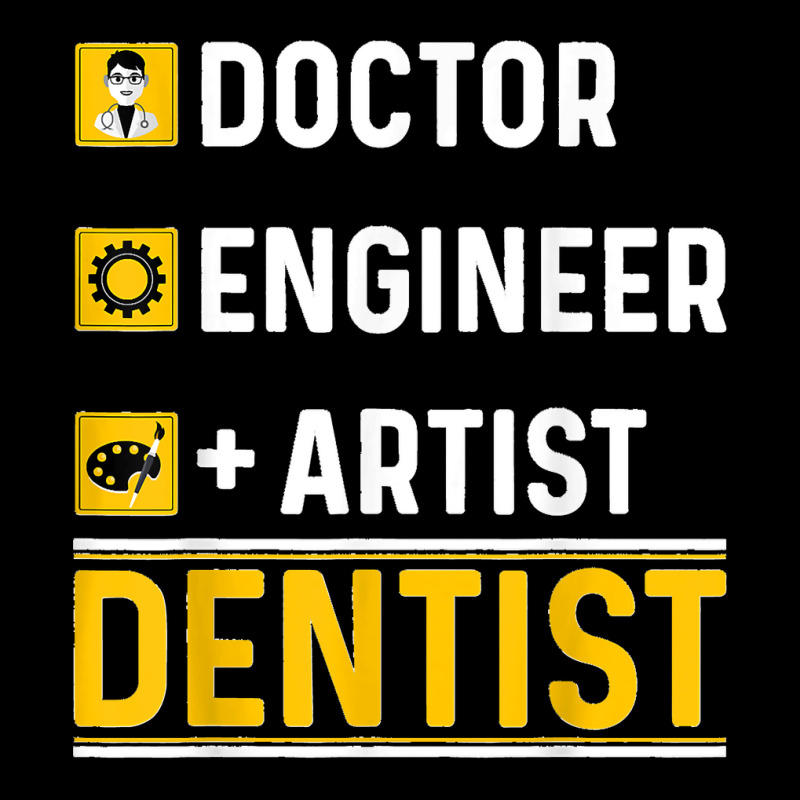 Doctor Engineer Artist Dentist  Funny Oral Dental Surgeon Adjustable Cap by EaglesonBonnie | Artistshot