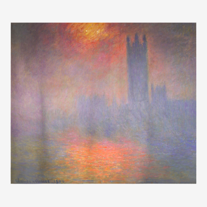 Monet's London Houses Of Parliament The Sun Shining Fog T Shirt Adjustable Cap by densonozmastonmq | Artistshot