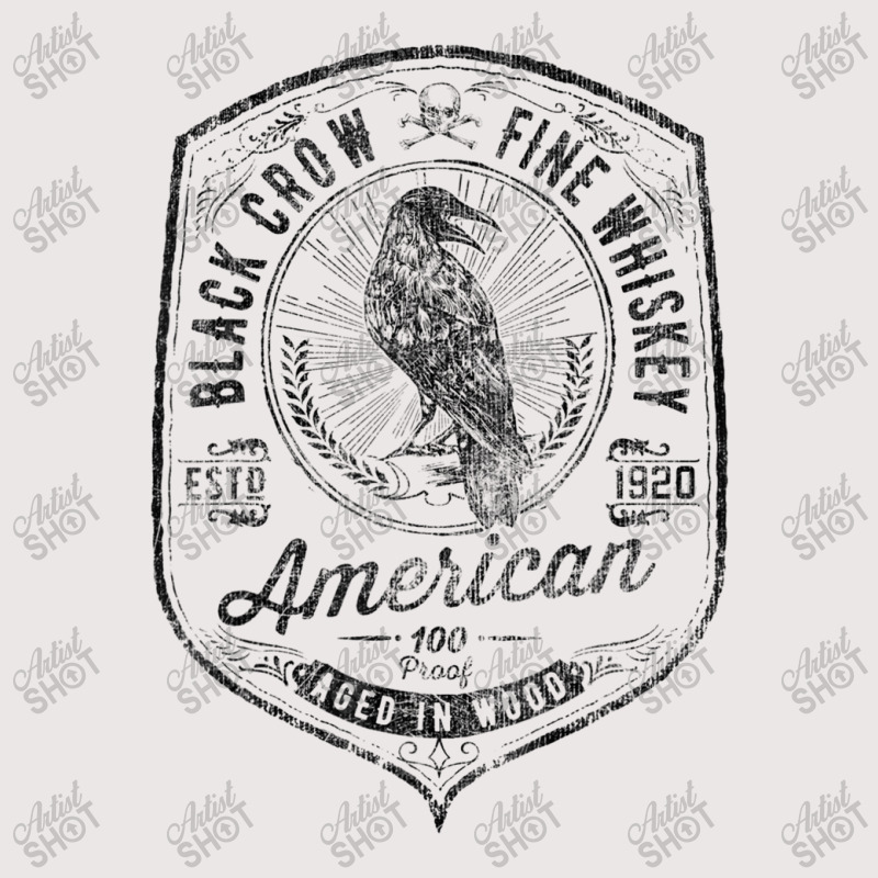 Black Crow Fine American Whiskey Vintage Graphic Men Women Pocket T-shirt | Artistshot