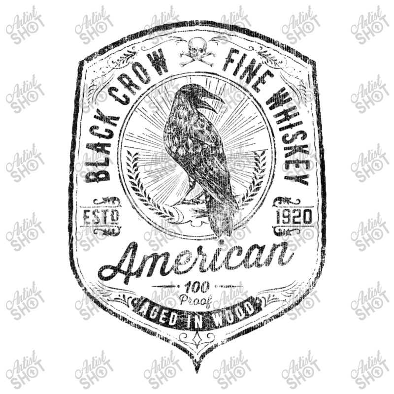 Black Crow Fine American Whiskey Vintage Graphic Men Women Crewneck Sweatshirt | Artistshot