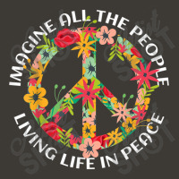 Imagine All The People Living Life In Peace Art Bucket Hat | Artistshot