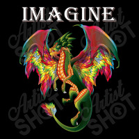 Imagine Being A Dragon Breathing Fire Magical Wings Boys Men Poster Adjustable Cap | Artistshot