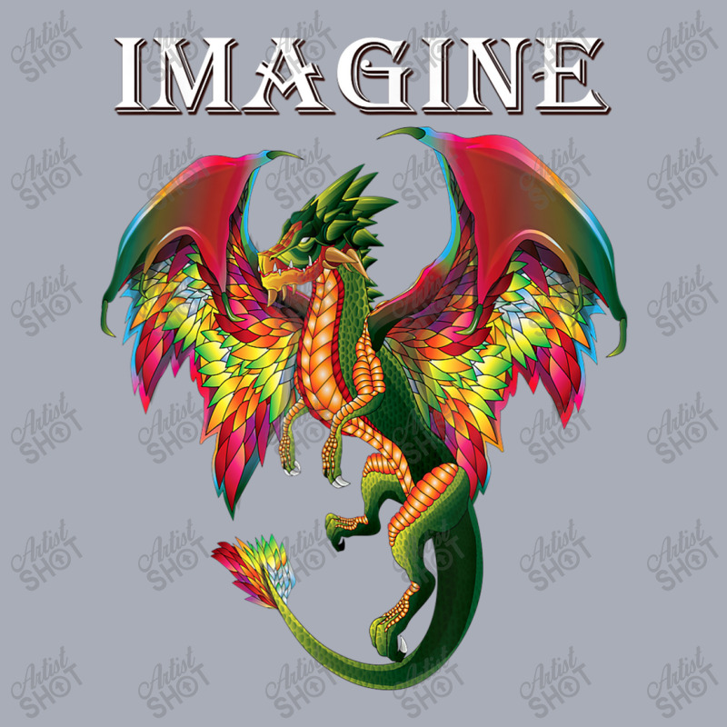 Imagine Being A Dragon Breathing Fire Magical Wings Boys Men Poster Tank Dress by HailieDesign | Artistshot