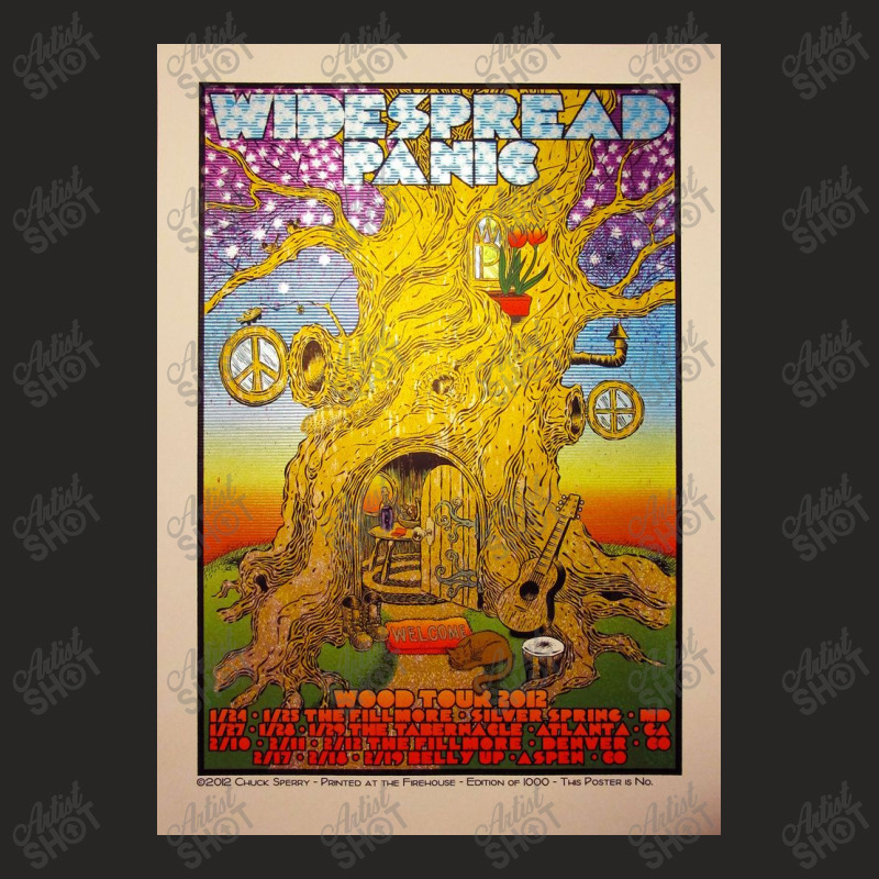 Widespread Panic - Wood Tour 2012 Ladies Fitted T-Shirt by hugo chanavaro | Artistshot