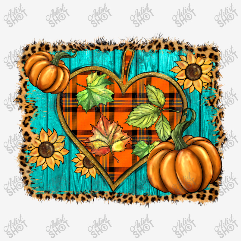 Fall Pumpkins And Sunflowers Heart Magic Mug | Artistshot