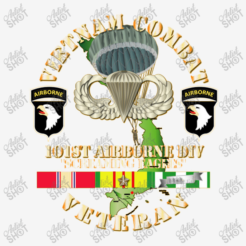 Vietnam Coombat Veteran W 101st Airborne Round Patch | Artistshot