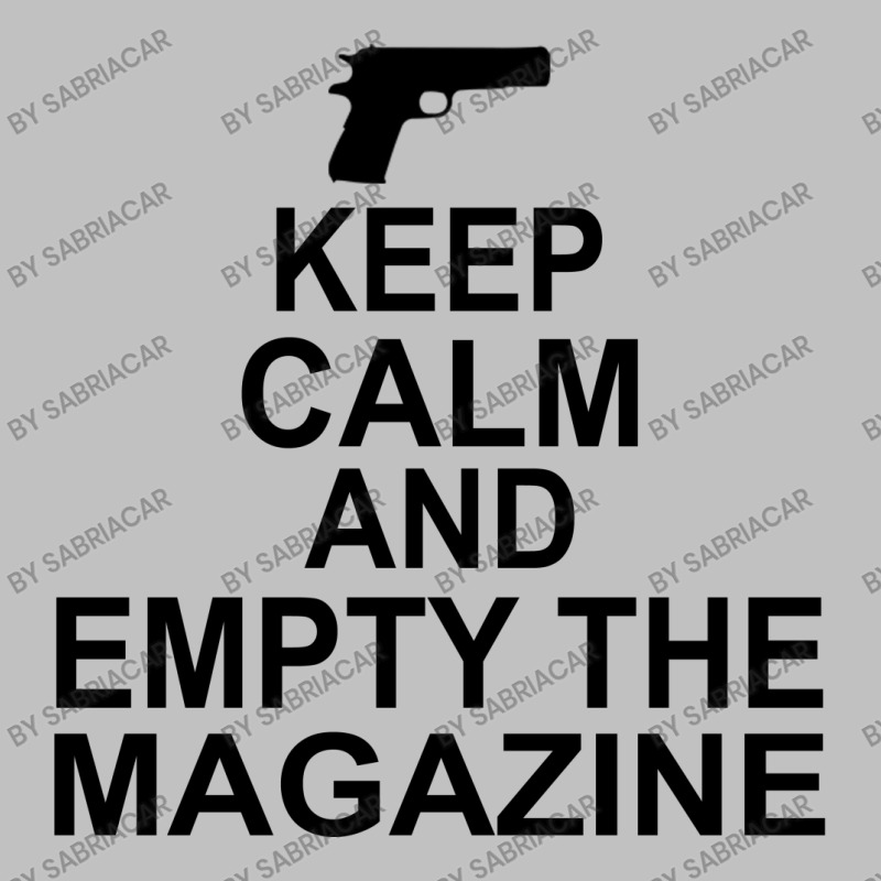 Keep Calm And Empty The Magazine Cropped Hoodie | Artistshot