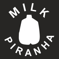 Milk Piranha Ladies Fitted T-shirt | Artistshot