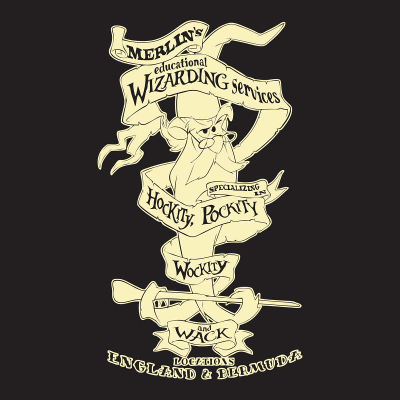 Merlins Wizarding Services T-shirt | Artistshot