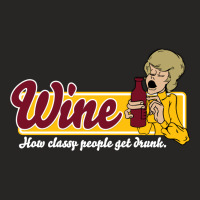 Wine Get People Drunk Ladies Fitted T-shirt | Artistshot