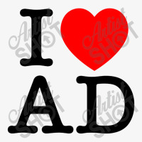 I Heart Ad (andorra) Ladies Fitted T-shirt | Artistshot