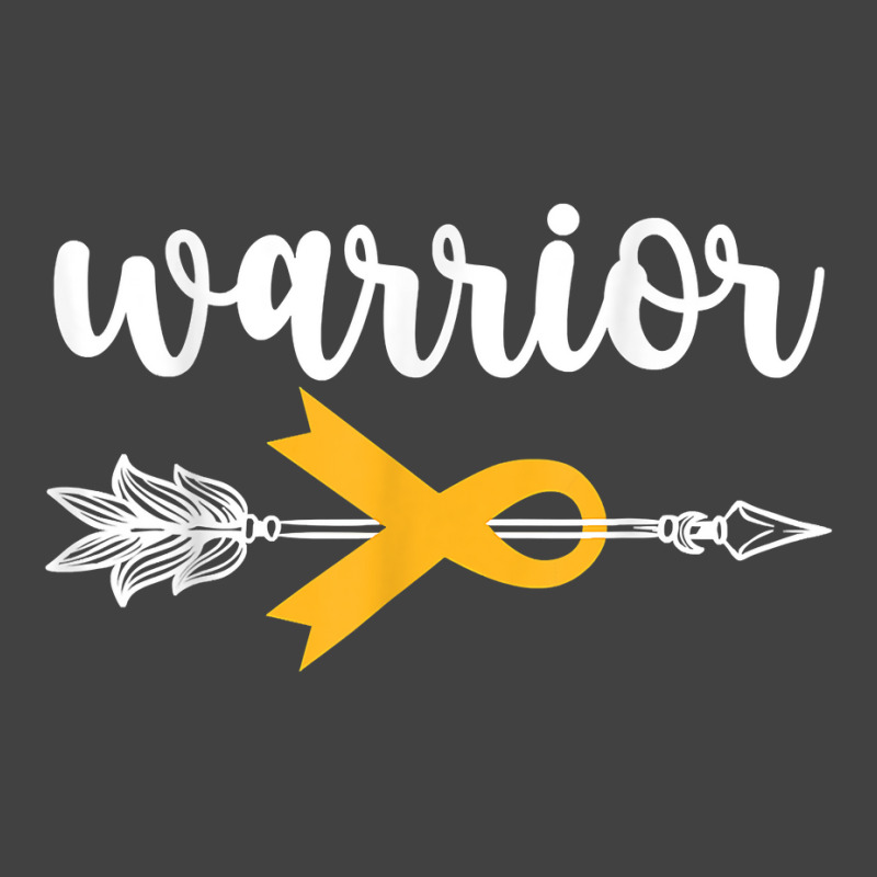 Warrior Childhood Cancer Awareness Hope Support Strong T Shirt Vintage T-shirt | Artistshot