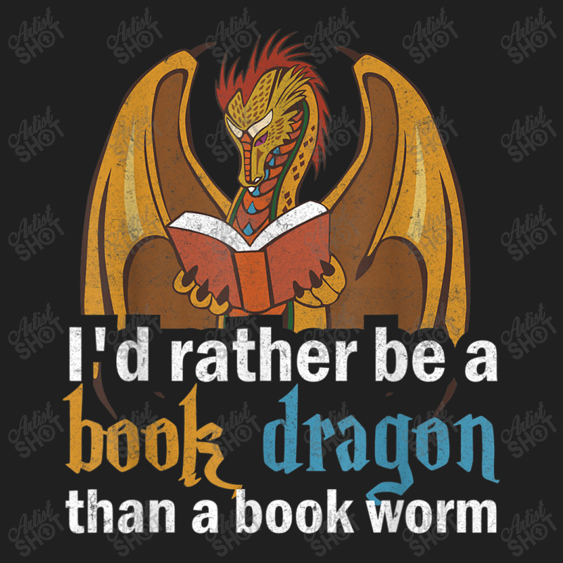 I'd Rather Be A Book Dragon Than A Book Worm Retro Ladies Polo Shirt by HailieDesign | Artistshot