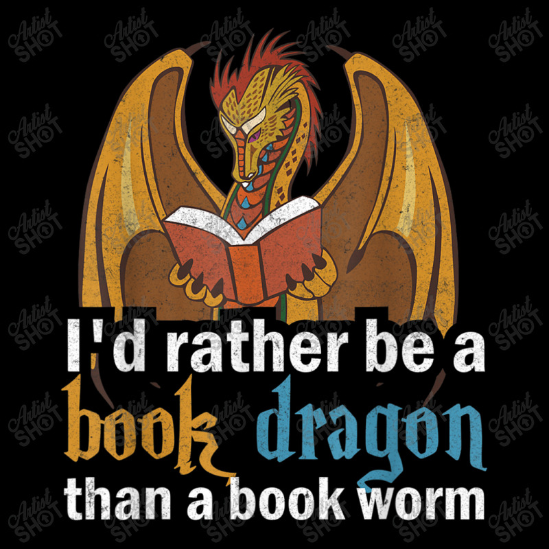 I'd Rather Be A Book Dragon Than A Book Worm Retro Cropped Sweater by HailieDesign | Artistshot