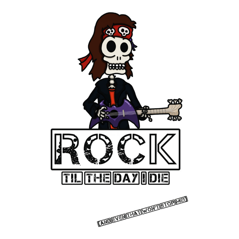 Rock Til The Day I Die Zipper Hoodie by DitreamX | Artistshot