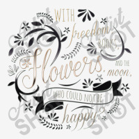 With Freedom, Books, Flowers And The Moon   Wilde Toddler Hoodie | Artistshot