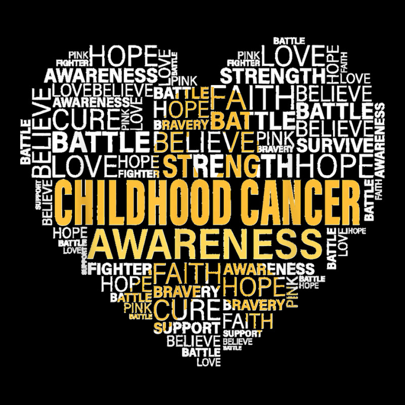 Childhood Cancer Awareness Hope Support Strong Warrior Long Sleeve Shirts | Artistshot