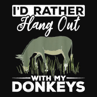 Farming Donkey Lover Farm Animal Farmer Funny Donkey Crop Top | Artistshot