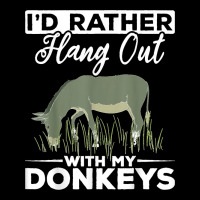 Farming Donkey Lover Farm Animal Farmer Funny Donkey Cropped Hoodie | Artistshot