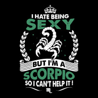 Sexy Scorpio Cropped Hoodie | Artistshot